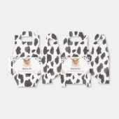 ハイランド牛の誕生日パーティーのお願いボックス フェイバーボックス (折り畳みなし)