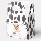 ハイランド牛の誕生日パーティーのお願いボックス フェイバーボックス (オープン)