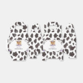 ハイランド牛の誕生日パーティーのお願いボックス フェイバーボックス (折り畳みなし)