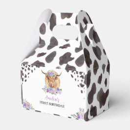 ハイランド牛の誕生日パーティーのお願いボックス フェイバーボックス