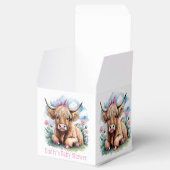 ハイランド牛の赤ちゃんシャワーブリス フェイバーボックス (オープン)