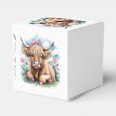 ハイランド牛の赤ちゃんシャワーブリス フェイバーボックス (裏面サイド)