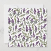 ハイランド牛の雪の水の色のカスタムクリスマス シーズンカード (裏面)