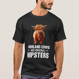 ハイランド牛はオリジナルカバ Tシャツ