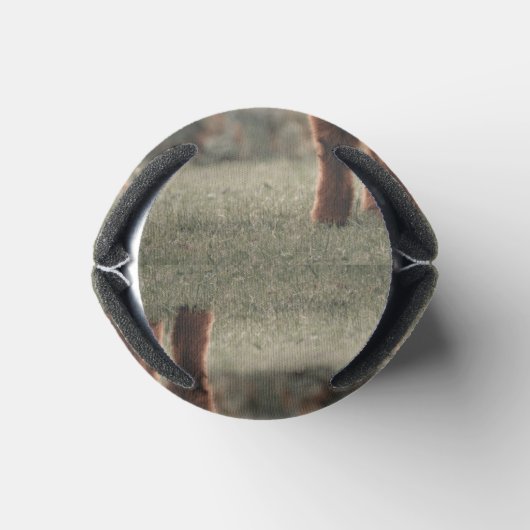 ハイランド牛ふくらはぎ秋の草モノグラムイニシャル 缶クーラー (ボトム)