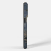 ハイランド牛ふくらはぎ秋の草モノグラムイニシャル Case-Mate iPhoneケース (裏面 / 右)