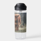 ハイランド牛ふくらはぎ秋の草原 ウォーターボトル (背面)