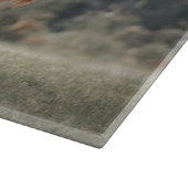 ハイランド牛ふくらはぎ秋の草原 カッティングボード (角)