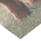 ハイランド牛ふくらはぎ秋の草原 ショートテーブルランナー (コーナー)