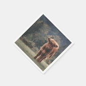 ハイランド牛ふくらはぎ秋の草原 スタンダードカクテルナプキン (角)