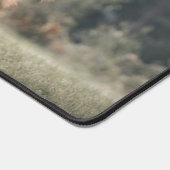 ハイランド牛ふくらはぎ秋の草原 デスクマット (コーナー)