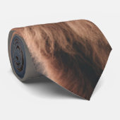 ハイランド牛ふくらはぎ秋の草原 ネクタイ (ロール)