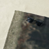 ハイランド牛ふくらはぎ秋の草原 ビーチタオル (インサイチュ)