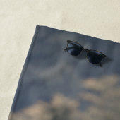 ハイランド牛ふくらはぎ秋の草原 ビーチタオル (インサイチュ)