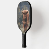 ハイランド牛ふくらはぎ秋の草原 ピックルボールラケット (左)