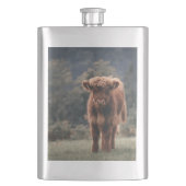 ハイランド牛ふくらはぎ秋の草原 フラスク (正面)