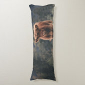 ハイランド牛ふくらはぎ秋の草原 ボディピロー (正面縦)