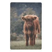 ハイランド牛ふくらはぎ秋の草原 ミニクリップボード (裏面)