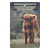 ハイランド牛ふくらはぎ秋の草原 ミニクリップボード (正面)