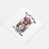 ハイランド牛コーヒー、コーヒー牛 スタンダードランチョンナプキン (角)