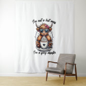 ハイランド牛コーヒー、コーヒー牛 タペストリー (インサイチュ)