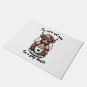 ハイランド牛コーヒー、コーヒー牛 ドアマット (アングル)