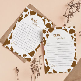 ハイランド牛タイムカプセルノートメッセージカード サンキューカード