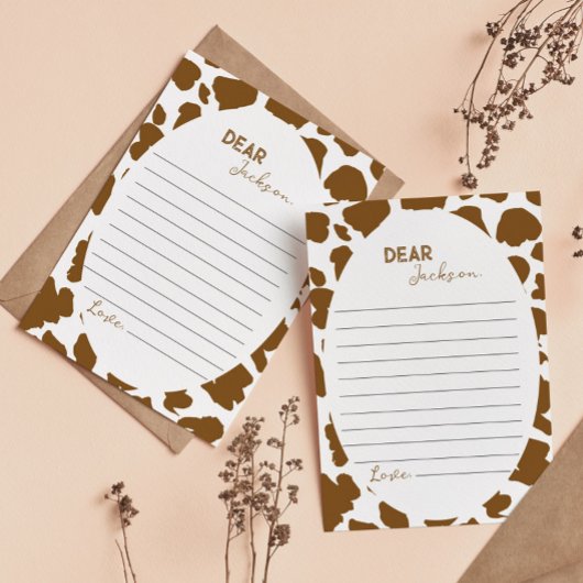 ハイランド牛タイムカプセルノートメッセージカード サンキューカード