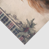 ハイランド牛タータンチェッククラン水色 薄葉紙 (詳細)