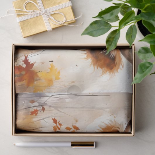 ハイランド牛デザインコレクション1 薄葉紙 (ギフト)