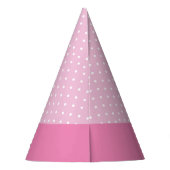 ハイランド牛ハッピーバースデーピンクパーティー帽子 パーティーハット (裏面)