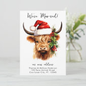 ハイランド牛フェスティバルファームクリスマスホリデームービング 案内状 (スタンド正面)