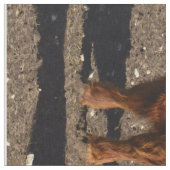 ハイランド牛フォトコラージュ、 ファブリック (クローズアップ)