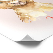 ハイランド牛プリント ポスター (角)