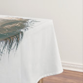 ハイランド牛ポートレート名前をカスタムするイニシャルモノグラム テーブルクロス (インサイチュ)