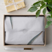 ハイランド牛ポートレート名前をカスタムするイニシャルモノグラム 薄葉紙 (ギフト)