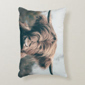 ハイランド牛ポートレート アクセントクッション (正面(垂直))