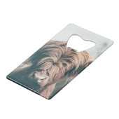 ハイランド牛ポートレート クレジットカード栓抜き (裏面アングル)