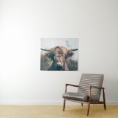 ハイランド牛ポートレート タペストリー (インサイチュ(横))