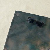 ハイランド牛ポートレート ビーチタオル (インサイチュ)