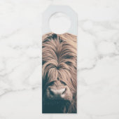 ハイランド牛ポートレート ボトルネックタグ (正面)