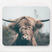 ハイランド牛ポートレート マウスパッド (正面)
