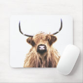 ハイランド牛ポートレート マウスパッド (マウス)