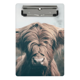 ハイランド牛ポートレート ミニクリップボード