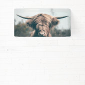 ハイランド牛ポートレート 横断幕 (インサイチュ)