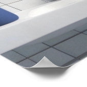 ハイランド牛磨き歯磨き歯ブラシバスルーム ポスター (角)