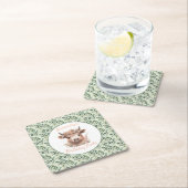 ハイランド牛紙コースター スクエアペーパーコースター (インサイチュ)