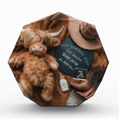 ハイランド牛素朴農場の妊娠の発表 フォトブロック (正面)