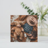 ハイランド牛素朴農場の妊娠の発表 招待状 (スタンド正面)