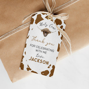 ハイランド牛誕生日サンキューユーラベル ギフトタグ